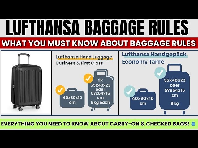 Lufthansa Airlines Baggage Rules